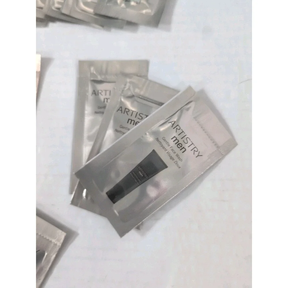 Amway Artistry Men & Intensive Skincare Samples - Face Wash,‎ Toner, Cream...
